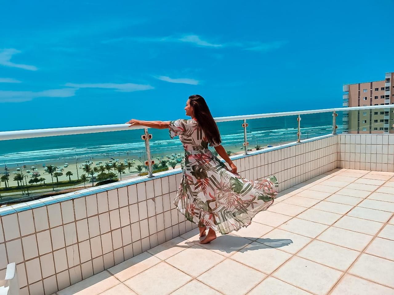 Cobertura Em Frente A Praia برايا جراندي المظهر الخارجي الصورة